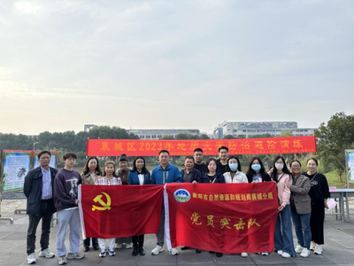 襄城分局 坚持党建引领 救灾一线显担当